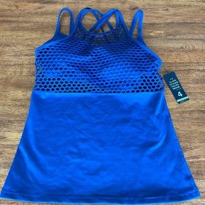 NWT Popflex tank with built-in bra size 4